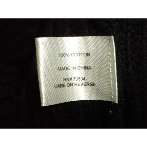 Orvis Henley Sweater Mens XL Black Fisherman Rib Knit Outdoor Gorpcore Hiking - Picture 10 of 14